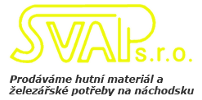 logo Svap s.r.o. Náchod - Prodáváme hutní materiál a železářské potřeby na Náchodsku
